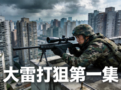 大雷打狙第一集 - 狙击手在城市楼顶执行任务高清画面